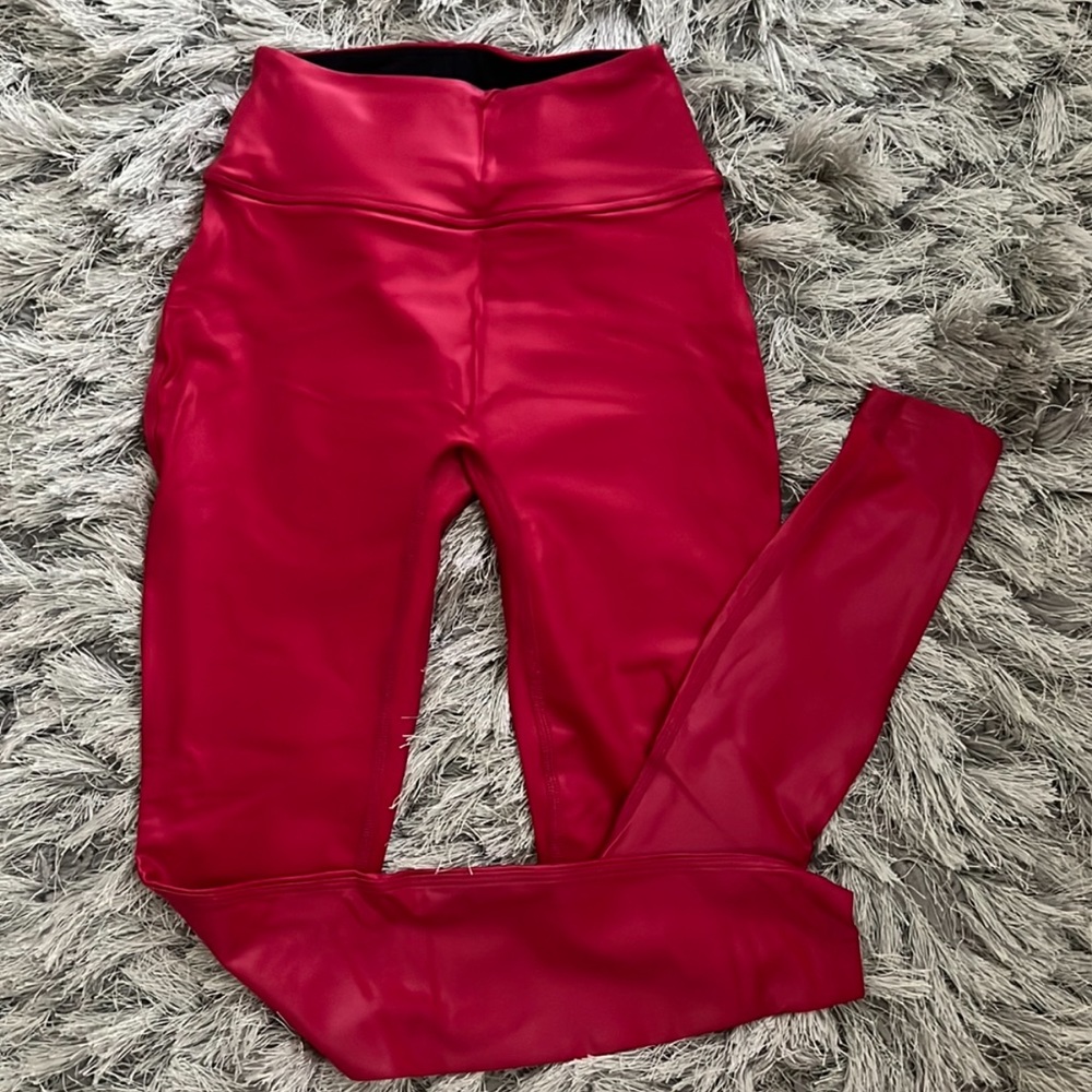 Red Gloss Leggings